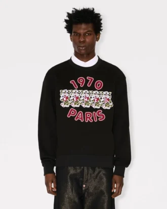 „Kenzo Wild Tiger“ Sweatshirt aus Baumwolle mit Stickerei
