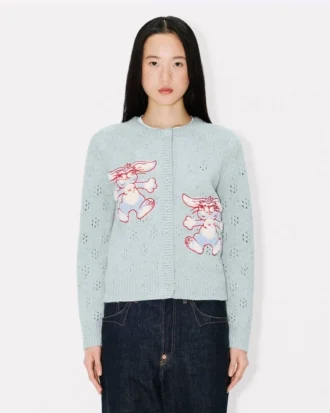 Kenzo Winter Holidays‘ bestickter Cardigan aus Wolle