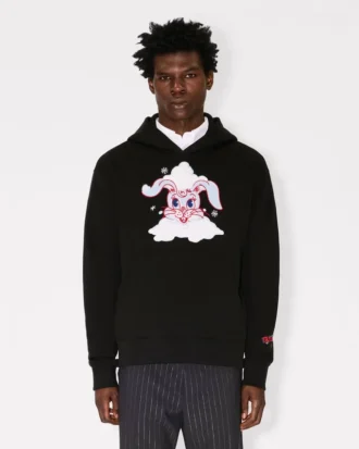 Kenzo Winter Holidays‘ bestickter Hoodie aus Baumwolle