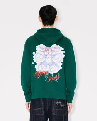 Kenzo Winter Holidays‘ Kapuzenpullover mit Reißverschluss aus Baumwolle