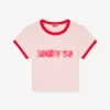 „Kenzo Words“ Cropped-Hemd aus Baumwolle