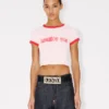 „Kenzo Words“ Cropped-Hemd aus Baumwolle