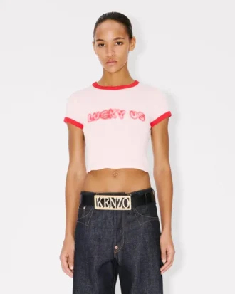 „Kenzo Words“ Cropped-Hemd aus Baumwolle