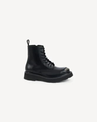 „Kenzosmile“ Schnürstiefel aus Leder
