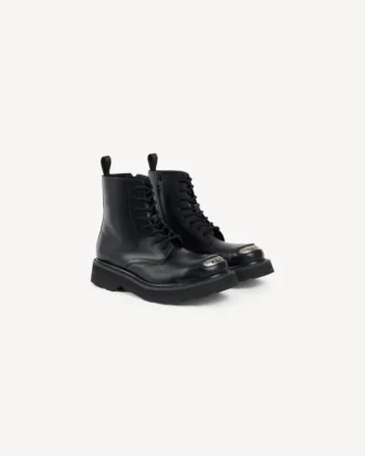 „Kenzosmile“ Schnürstiefel aus Leder