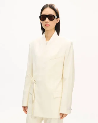 Kimono-Blazer aus Schurwolle