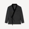 Kimono-Blazer aus Schurwolle