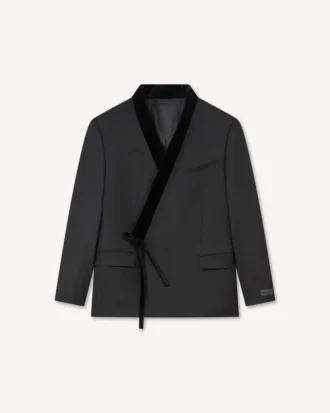 Kimono-Blazer aus Schurwolle