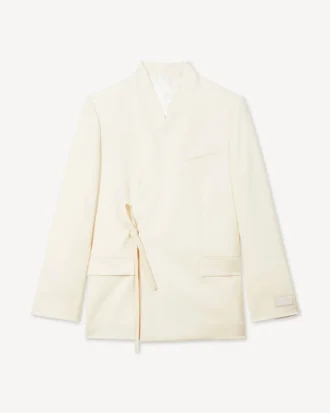 Kimono-Blazer aus Schurwolle