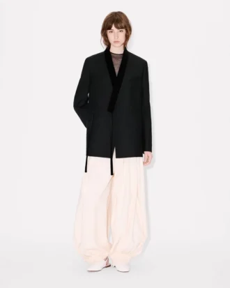 Kimono-Blazer aus Schurwolle