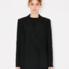 Kimono-Blazer aus Schurwolle