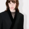 Kimono-Blazer aus Schurwolle