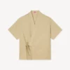 Kimono-Hemd aus Baumwoll-Ripstop
