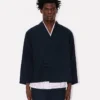Kimono-Jacke aus Schurwolle