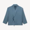 Kimono-Jacke aus Viskose und Wolle