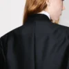 Kimono-Mantel aus Schurwolle und Seide