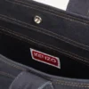 Kleine „Kenzo Tulip“-Tragetasche aus denimähnlichem Twill