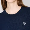 Kurzarm-Oberteil „Boke Flower“ aus Merinowolle
