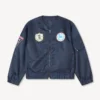 Leichte Bomberjacke mit „Kenzo Badges“-Motiv