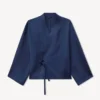 Leichte Kimono-Jacke aus Schurwolle