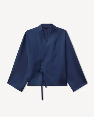 Leichte Kimono-Jacke aus Schurwolle