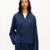 Leichte Kimono-Jacke aus Schurwolle