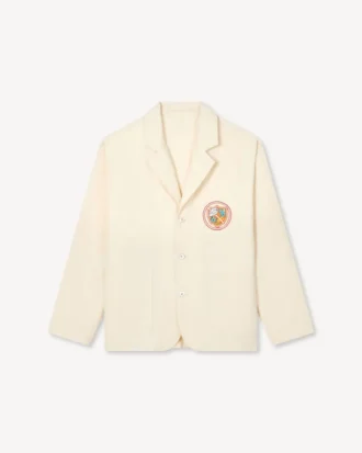 Leichte Workwear-Jacke „Kenzo Badges“ aus Baumwolle