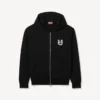 „Lunar New Year“ Hoodie mit Reißverschluss und Stickerei aus Baumwolle