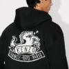 „Lunar New Year“ Hoodie mit Reißverschluss und Stickerei aus Baumwolle