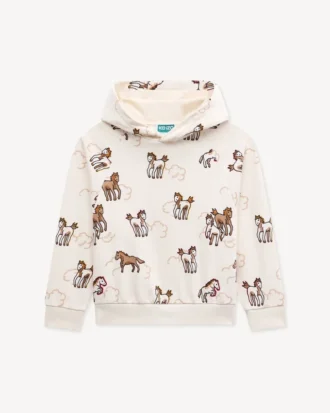 „Lunar New Year“ Oversize-Kapuzenpullover aus French Terry