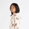 „Lunar New Year“ Oversize-Kapuzenpullover aus French Terry