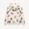 „Lunar New Year“ Oversize-Kapuzenpullover aus French Terry