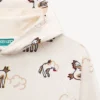 „Lunar New Year“ Oversize-Kapuzenpullover aus French Terry