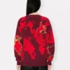 „Lunar New Year“-Strickjacke aus Baumwoll-Woll-Mischung