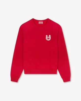 „Lunar New Year“ Sweatshirt mit Stickerei aus Baumwolle