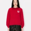 „Lunar New Year“ Sweatshirt mit Stickerei aus Baumwolle
