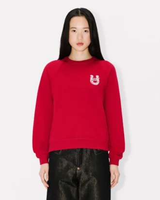 „Lunar New Year“ Sweatshirt mit Stickerei aus Baumwolle