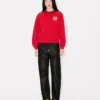 „Lunar New Year“ Sweatshirt mit Stickerei aus Baumwolle