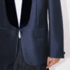 Maßgeschneiderte Jacke mit Schalkragen aus Schurwolle