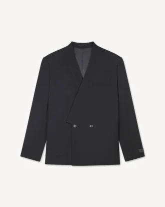 Maßgeschneiderte Kimono-Jacke aus Schurwolle