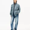 Mittellange Windjacke