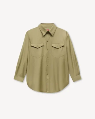 Overshirt aus Schurwolle