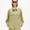 Overshirt aus Schurwolle
