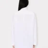 Oversize-Hemd mit Schleife aus Baumwolle