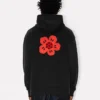 Oversize-Hoodie aus Baumwolle mit „Boke Flower“-Stickerei