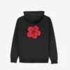 Oversize-Hoodie aus Baumwolle mit „Boke Flower“-Stickerei