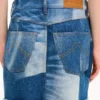 Patchwork-Minirock aus japanischem Denim Patchwork-Minirock aus japanischem Denim