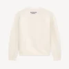 Pullover mit „Boke Flower“-Stickerei aus Wolle