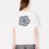 Relax-Hemd mit „Boke Flower“-Stickerei