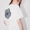 Relax-Hemd mit „Boke Flower“-Stickerei